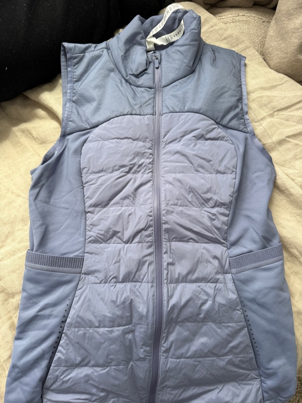 lululemon athletica Light Blue Quilted Puffer Vest